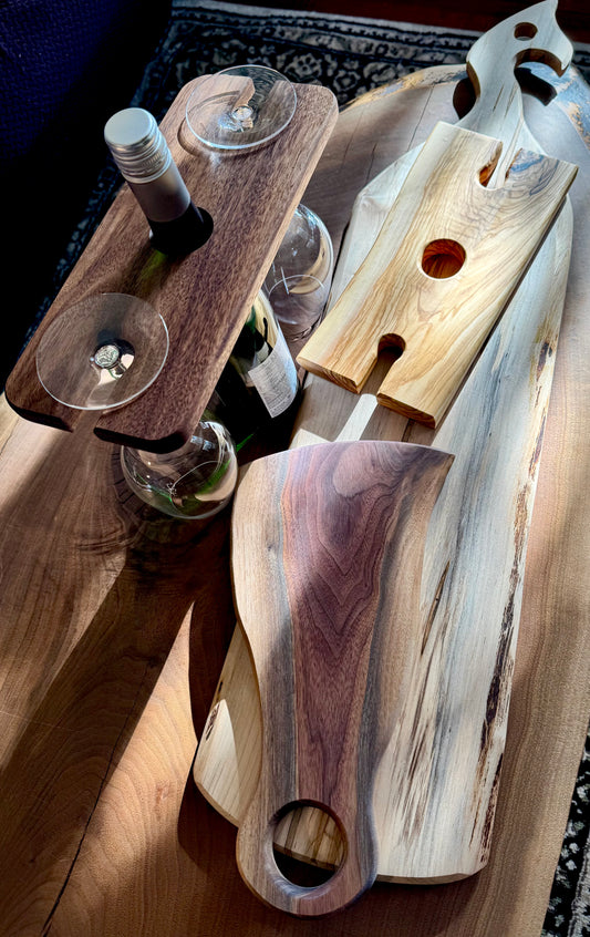 Hardwood Wine Caddies