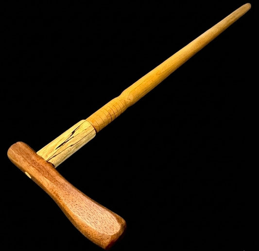 Black Walnut & Spalted Maple Cane