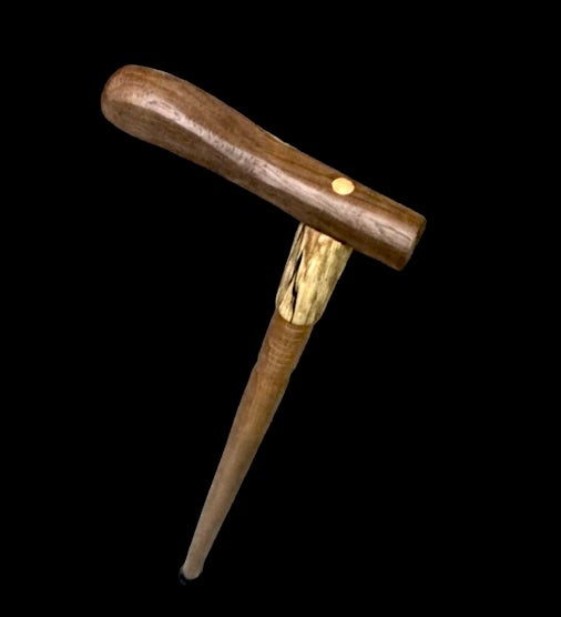 Black Walnut & Spalted Maple Cane