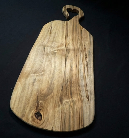 Ambrosia Maple, Heart Handled Charcuterie Board