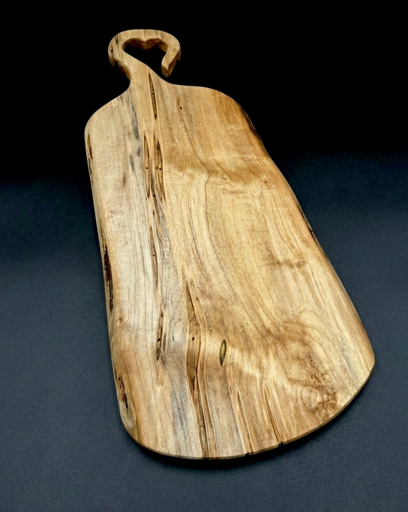 Ambrosia Maple, Heart Handled Charcuterie Board
