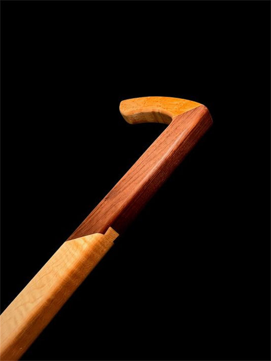 3 piece Maple and Walnut Dovetail Cane