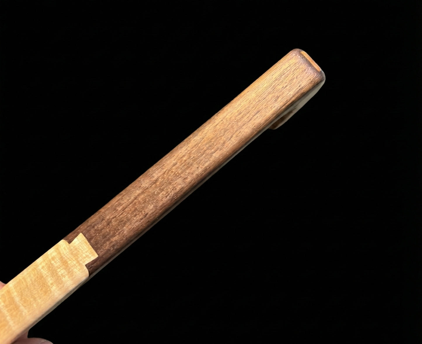 3 piece Maple and Walnut Dovetail Cane